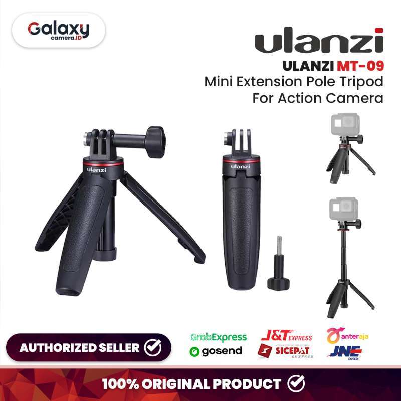 Ulanzi MT-09 Mini Extension Pole Tripod For GoPro