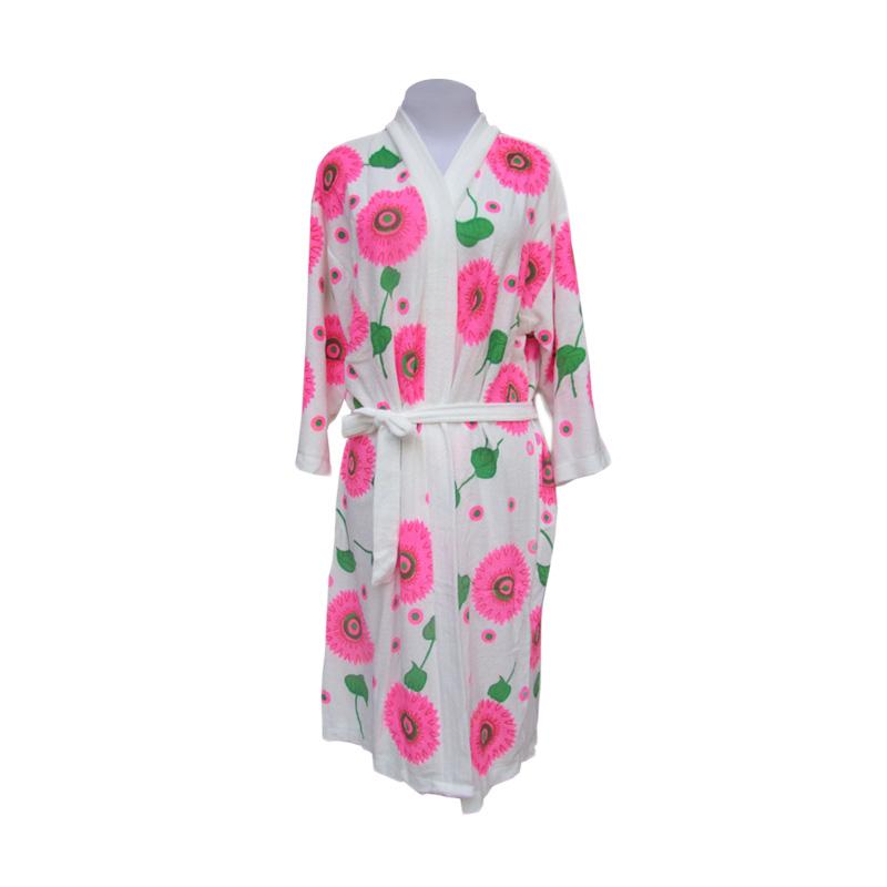 ... Yunyny Motif Matahari Handuk Kimono Pink