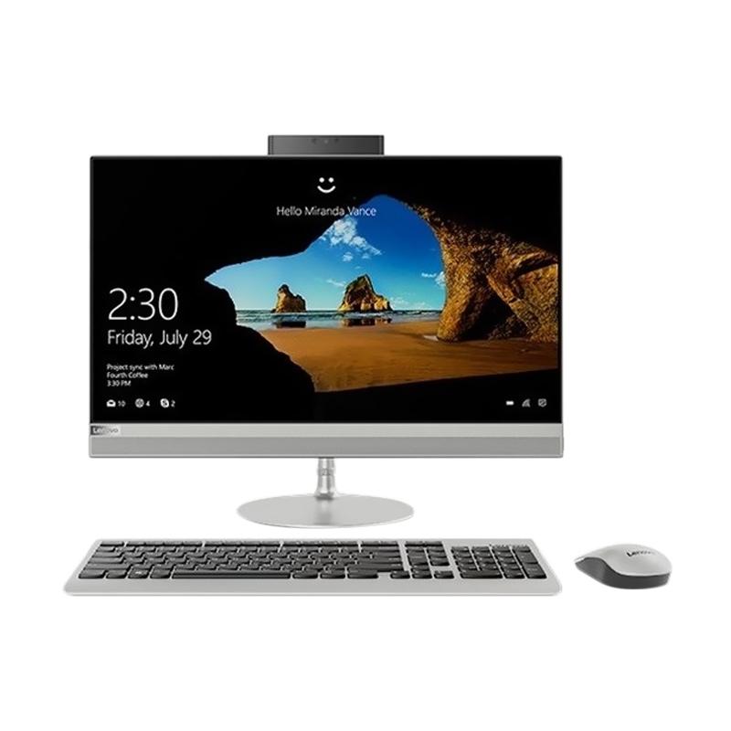 Lenovo Idea Centre AIO 520-22IKU-F0D500-08ID Desktop PC- Gray [i5-7200U/4GB/1TB/Ati Radeon 530 2GB/DOS/21.5"]