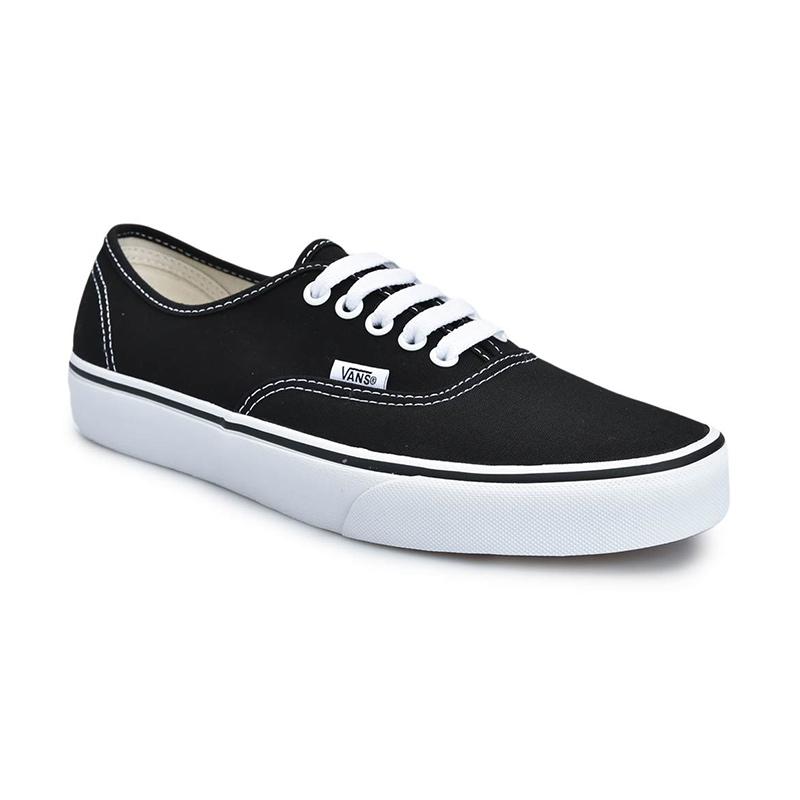 jual vans authentic black