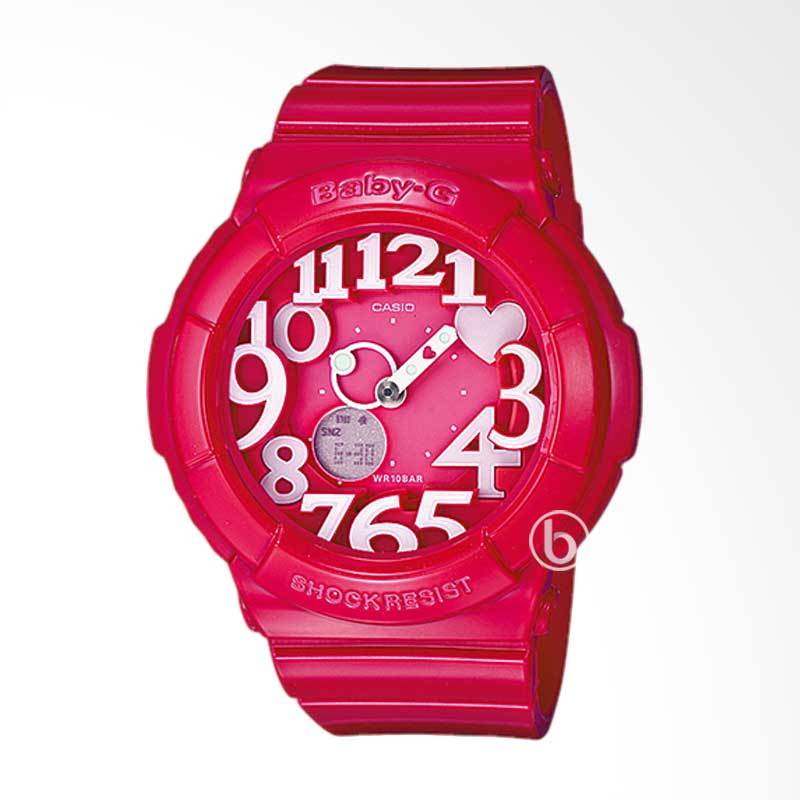 CASIO BABY G BGA 130 4B Neon illuminator Jam Tangan Wanita Pink