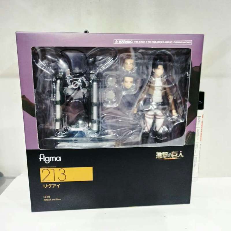 Jual mainan figma figure attack on titans Figma 213 Levi Full artikulasi  tinggi 6 inch Detail bagus Recast Murah meriah HGHepphGJH #figma #levi  #figma213 di Seller Van Marvel - Kota Bandung, Jawa Barat | Blibli