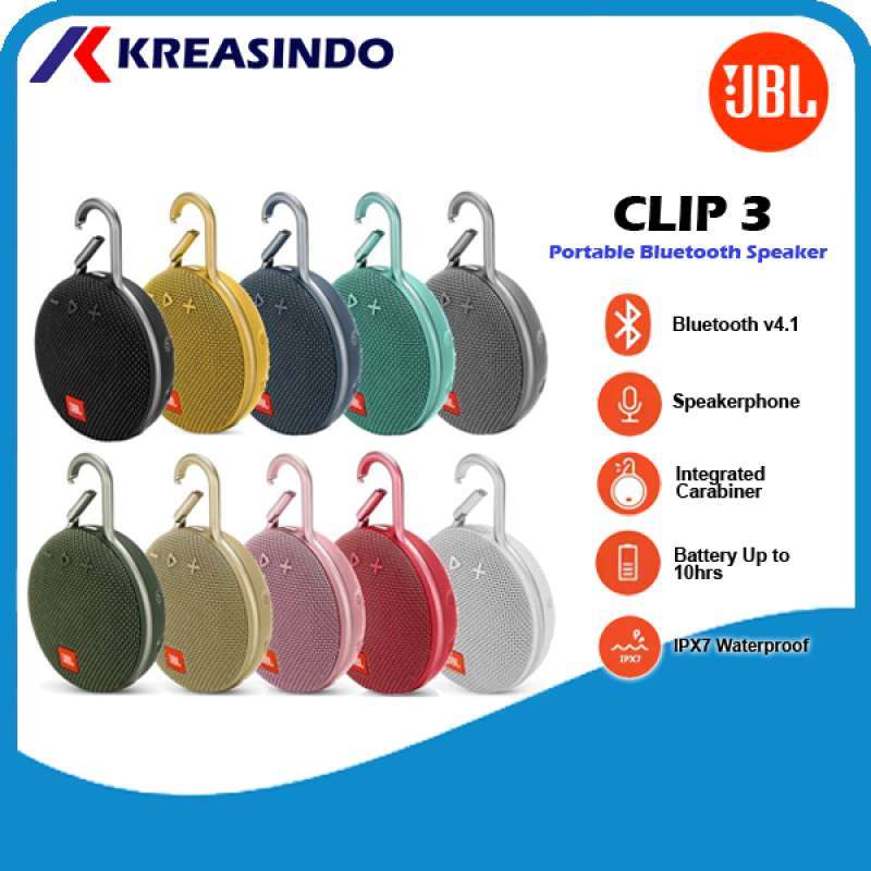 Jual jbl clip 3 hot sale