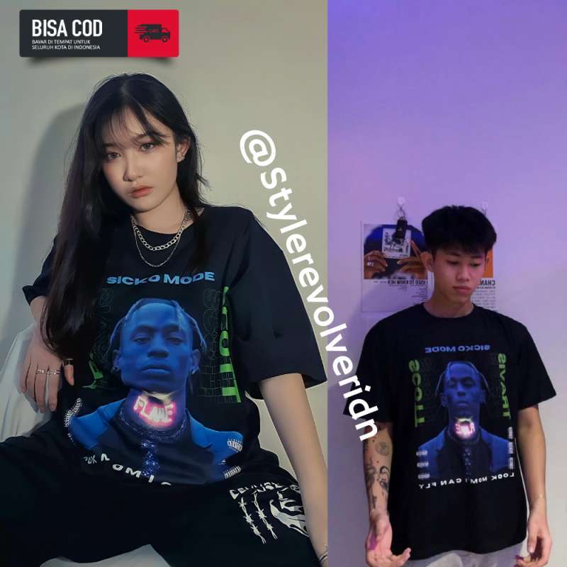 Jual Kaos Oversize Travis Scott Baju 