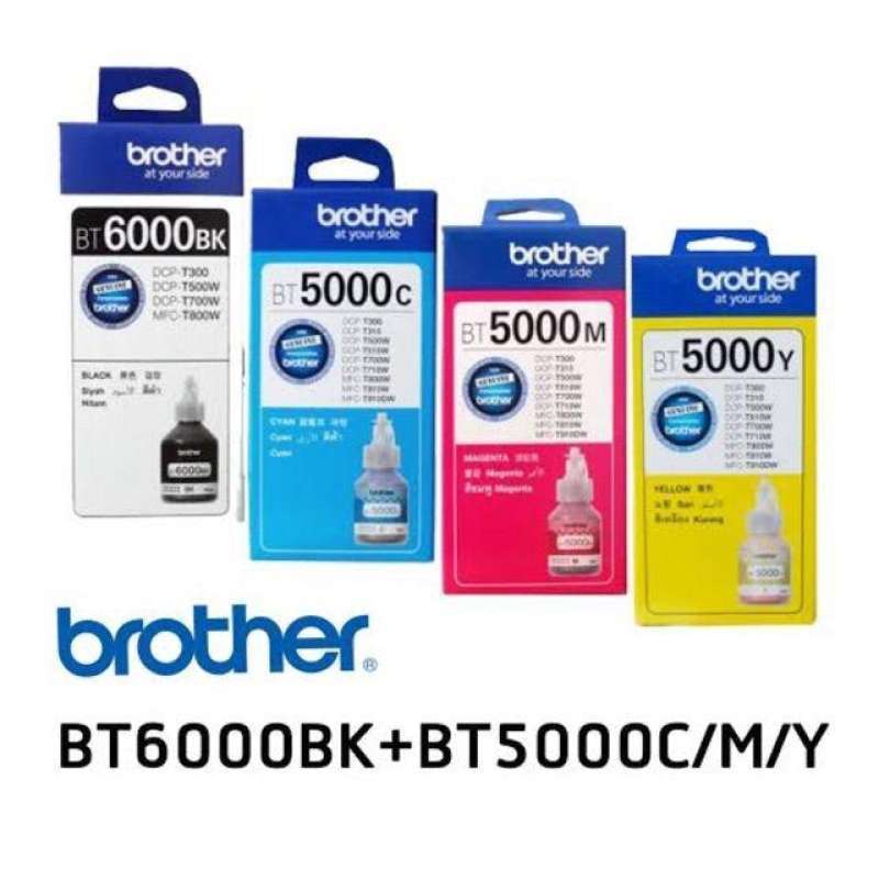 Jual Tinta Brother mfc t800w/ Tinta brother BT5000 \u0026 Tinta brother BTD60  (B.C.M.Y) MFC T4500DW - Bt5000Y KUNING di Seller Shoppingmurah.com - Kota  Jakarta Pusat, DKI Jakarta | Blibli