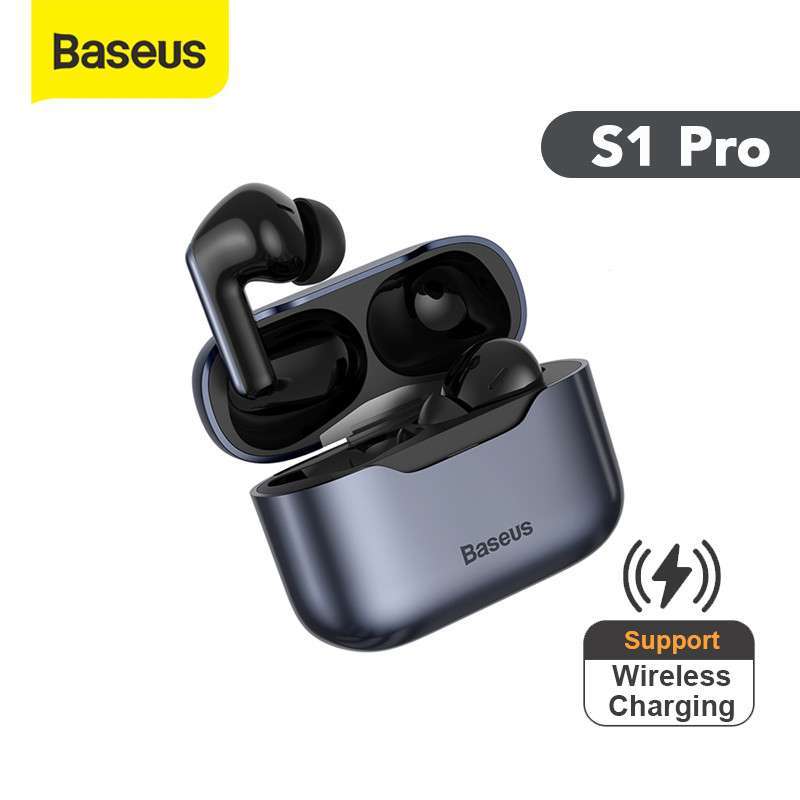 Jual BASEUS TRUE WIRELESS BLUETOOTH EARPHONE BASEUS S1 SIMU ANC