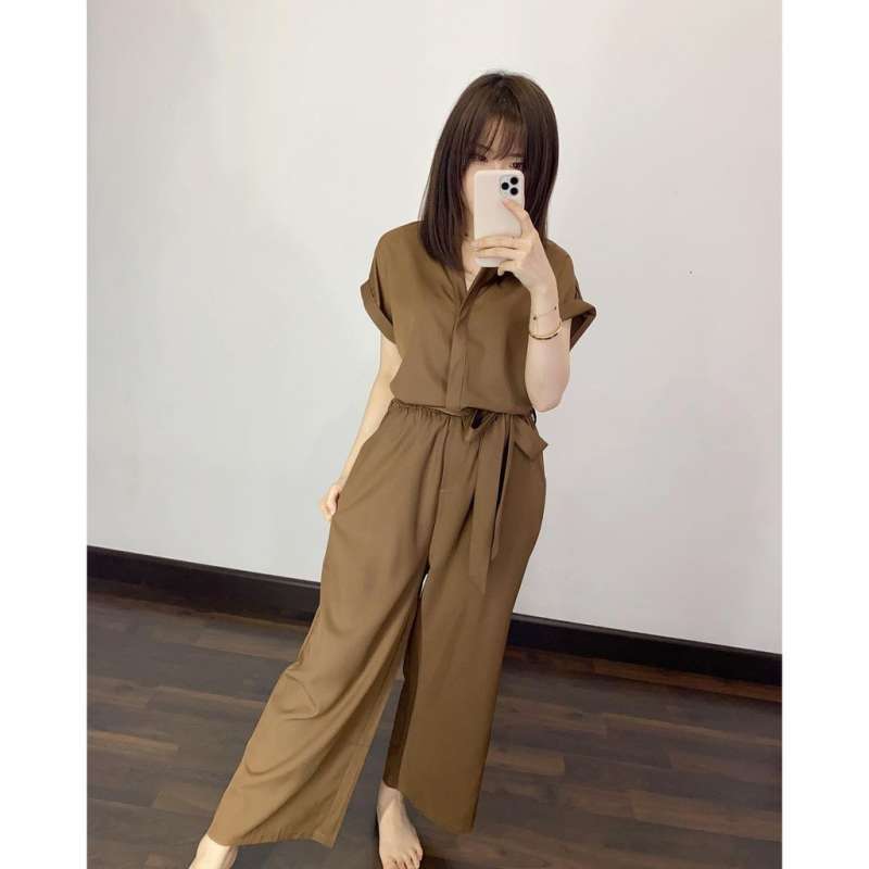 Jual Jumpsuit Murah Jumpsuit Polos Termurah Gisela Jumpsuit Dusty L Di Seller Sentral Fashion Bongas Kab. Subang Blibli
