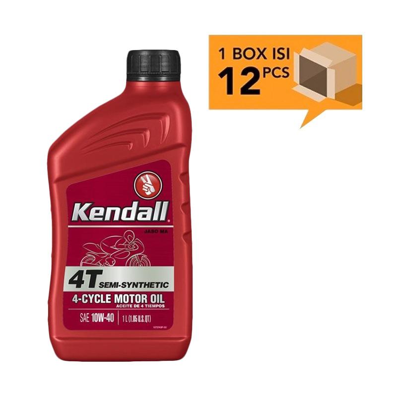 Jual Kendall 4t Semi Synthetic 4 Cycle Jaso Ma Motor Oil Sae 10w 40 1 L X 12pcs Online November 2020 Blibli Com