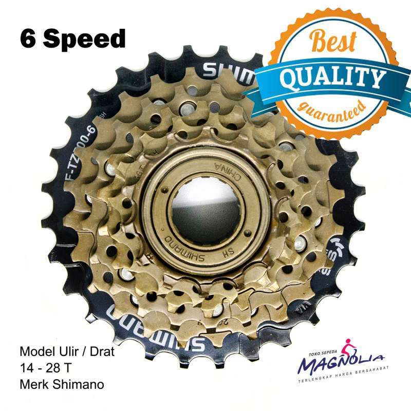 Sprocket shimano hot sale 6 speed