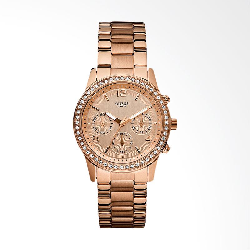 Ulasan Terbaru Guess W0122L3 Chronograph Jam Tangan Wanita - Rose Gold Dan Harganya