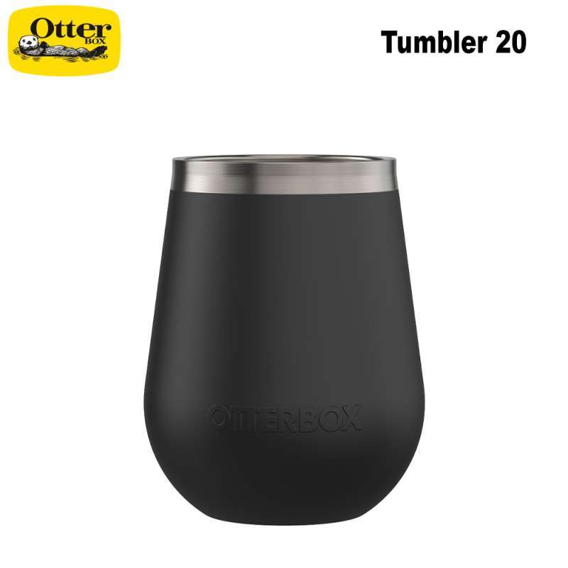 Tumbler OtterBox Elevation Wine Stainless 300 ml Panas Dingin Silver Panther