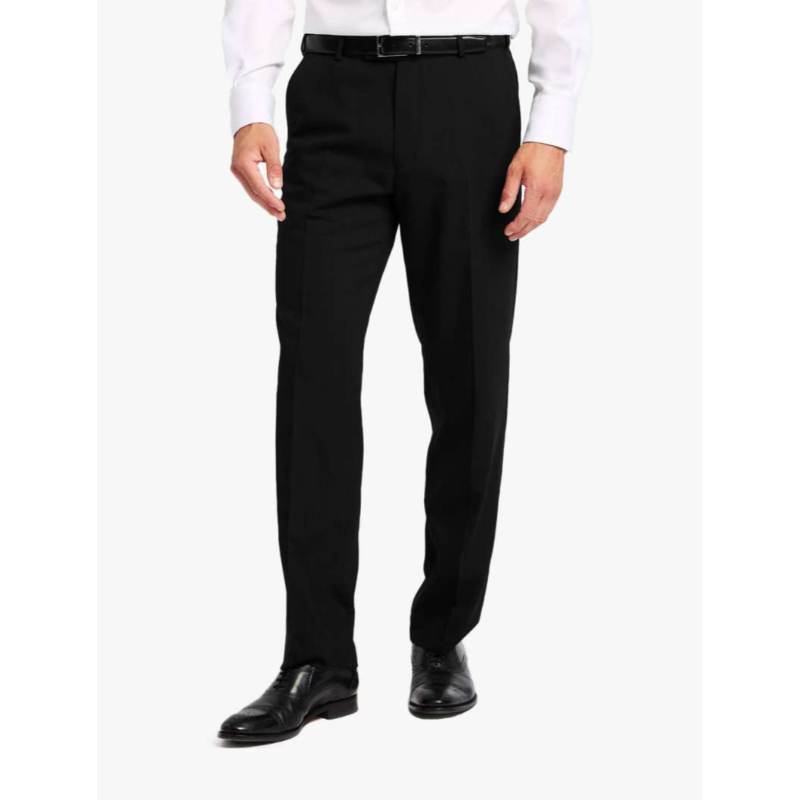 Black Regular Fit Trousers 
