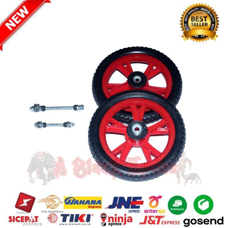 Jual Jual Ban Sepeda Anak Roda Mati Ukuran 12 Sepasang Warna Hitam Merah Limited Terbaru November 2021 Harga Murah Kualitas Terjamin Blibli