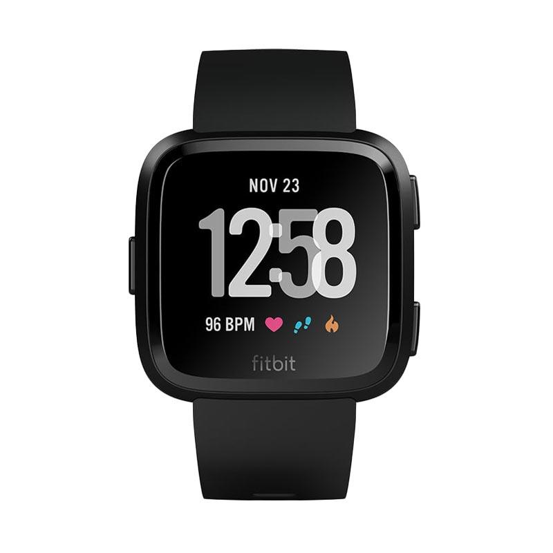 fitbit versa smartwatch black