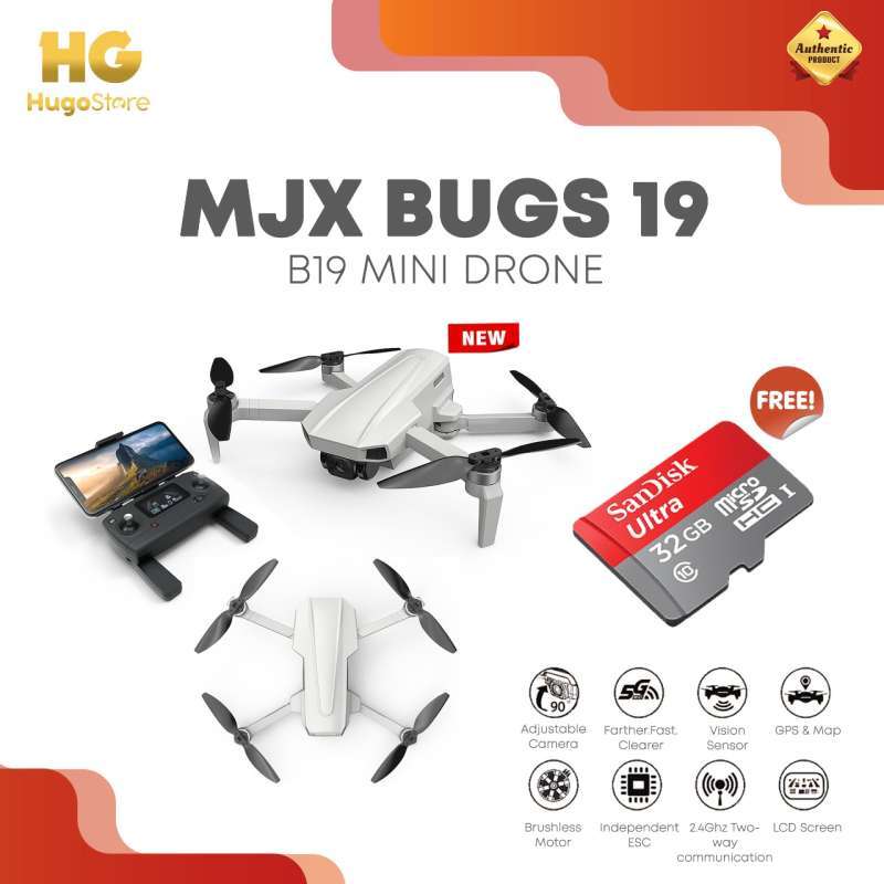 Jual MJX Bugs 19 B19 GPS With 4K GPS 5G camera 22 min Mini Drone