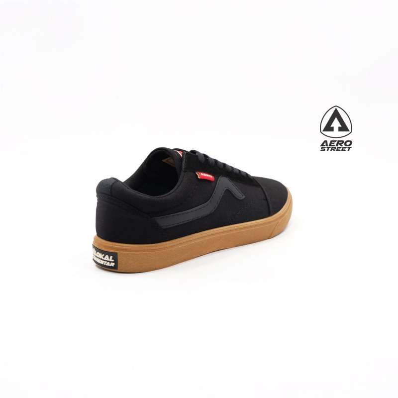 Promo Aerostreet 36 45 Massive Hitam Hitam Gum Sepatu Sneakers