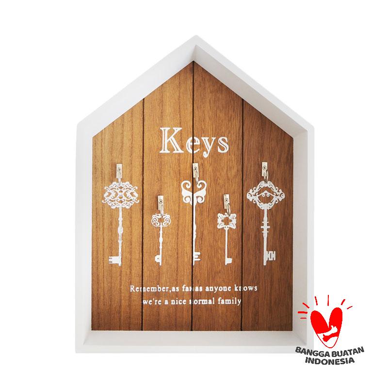 Mendekor Abah Vintage Shabby Rak Gantungan Dinding