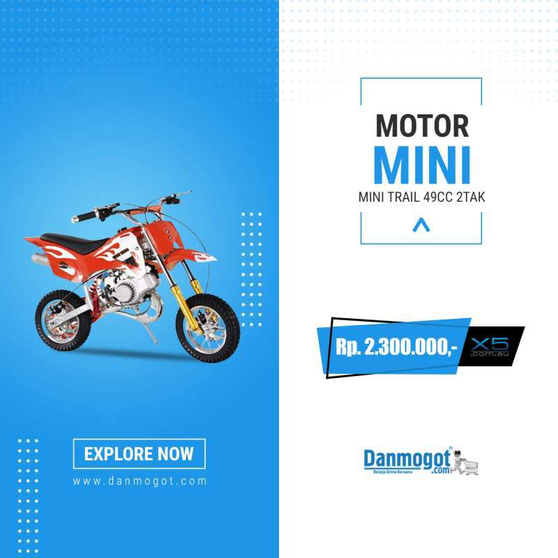 X5 Motor Mini Trail 50cc Berkualitas 