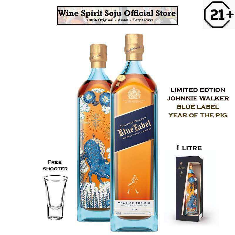 Jual Johnnie Walker Blue Label 1 Liter Limited Edition Year ...