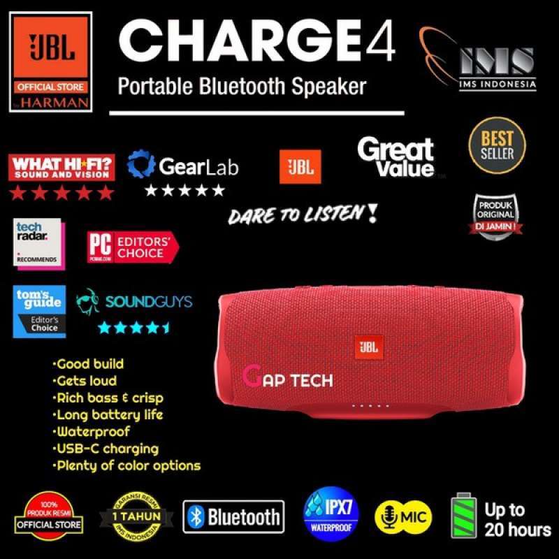 Jual Jbl Charge 4 - Charge4 Portable 