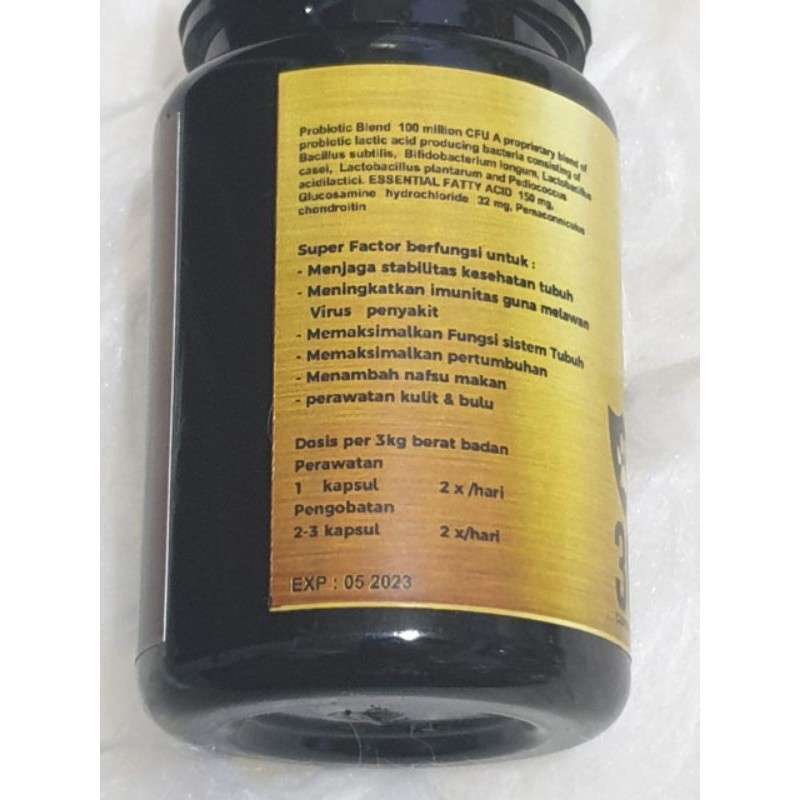 Super Factor Transfer Vitamin Kucing isi 60 tab