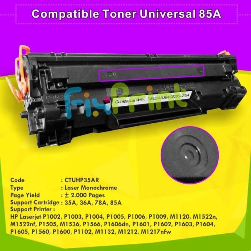 Promo Toner Cartridge Compatible HP 35a 