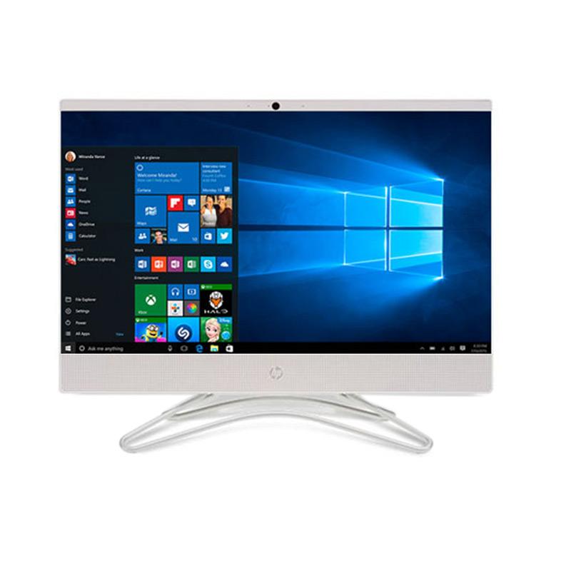 hp pc all in one 22 c0035d desktop pc putih core i3 8130 4gb 1tb 21 5 inch touchscreen windows 10