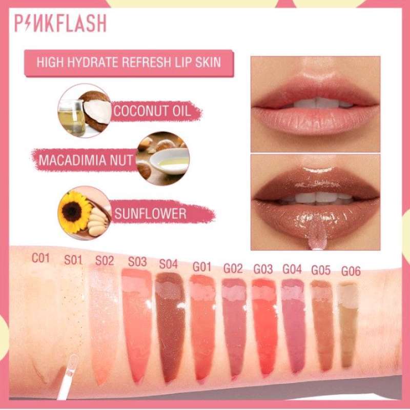 Promo PINKFLASH Ohmygloss Lip Gloss | Lasting Glossy Lipgloss ...