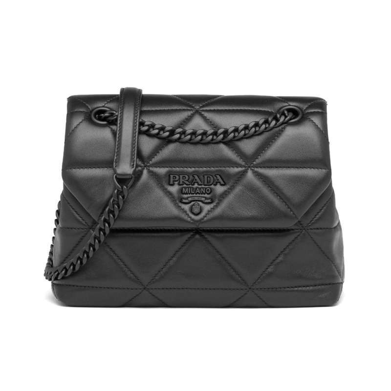 Jual Prada Small Nappa Leather Prada Spectrum Bag Black di Seller