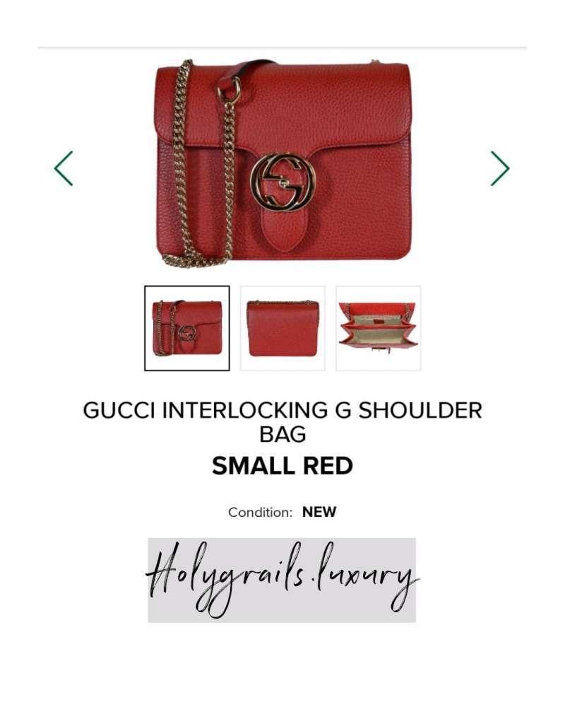 Jual Gucci Interlocking G Shoulder Bag 