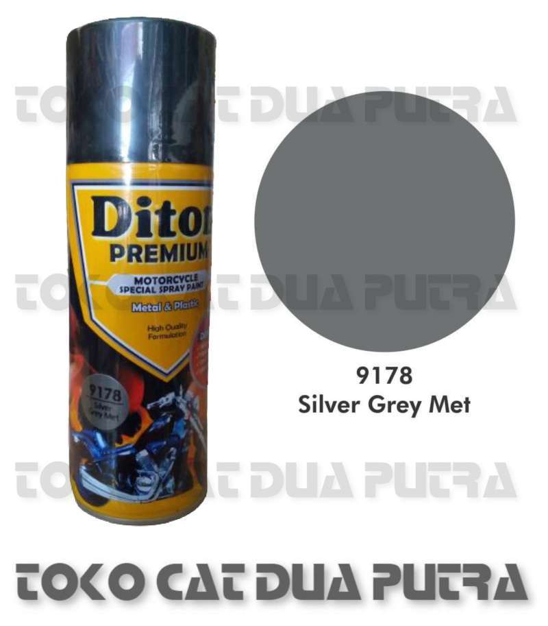 Promo Diton Premium 9178 Silver Grey Met Diskon 3% Di Seller Toko Cat Dua  Putra - Bode Lor, Kab. Cirebon