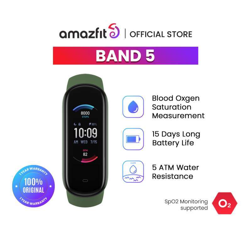 smartwatch amazfit band mi band Jual Amazfit Band Smartband Spo2 Music Camera Control Smart Band Di  Seller Blackshark Wearable Kamal Muara, Kota Jakarta Utara Blibli