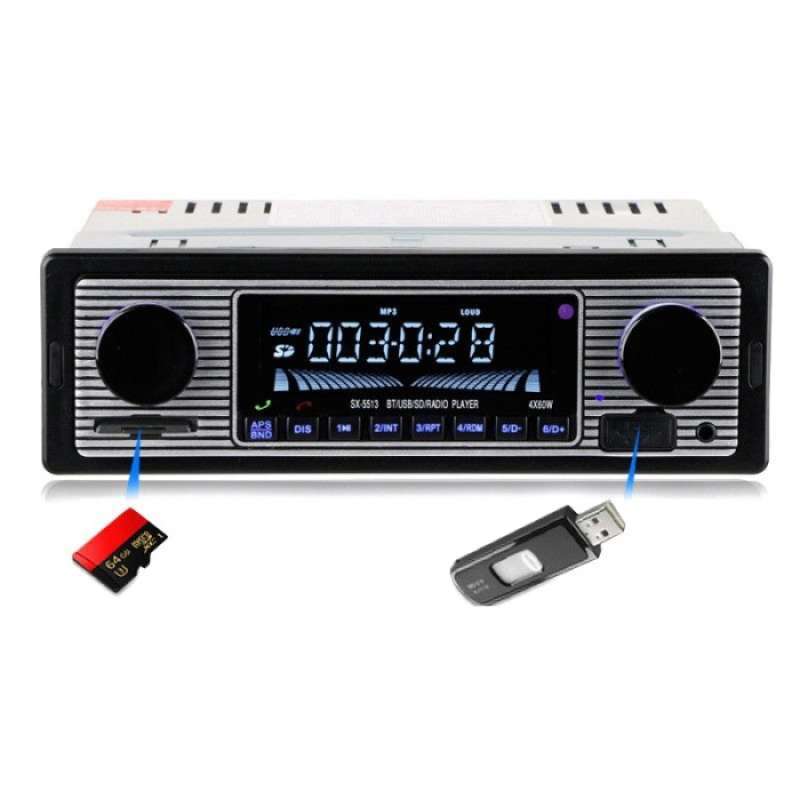 Jual Bluetooth Vintage Car Radio MP3 