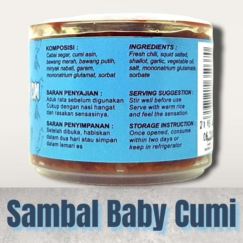 Jual SAMBAL Baby Cumi Sambal Cuk Surabaya Sambel baby cumi ...