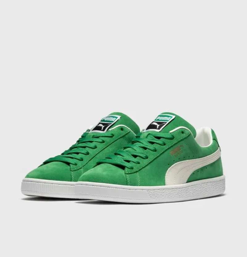 puma green and white