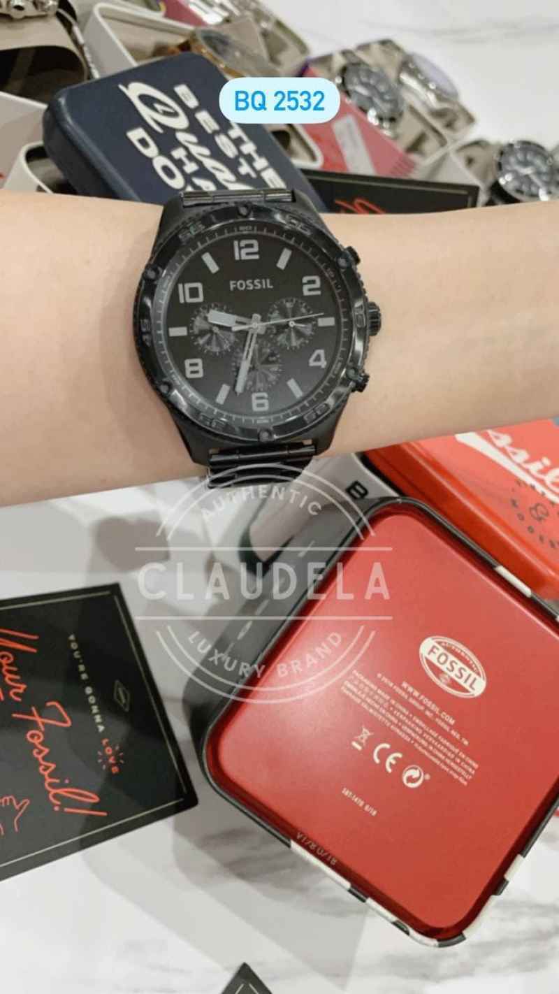 Jual FOSSIL Brox Multifunction Black 