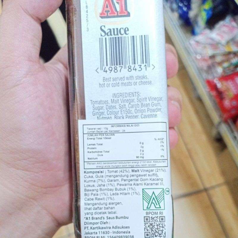 Jual JM88 [Bumbu][Botol]240gr A1 Brand Sauce International ...