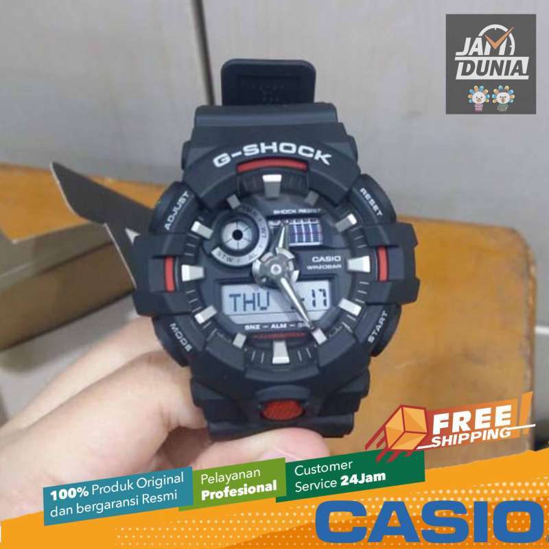 Promo CASIO ORIGINAL - CASIO G-SHOCK GA-700-1ADR - JAM TANGAN PRIA JAM PRIA  - RUBBER G SHOCK GSHOCK CASIO GA-700-1A GA 700 1A 700 GA700 di Seller  JAMDUNIA Official Store - Kota