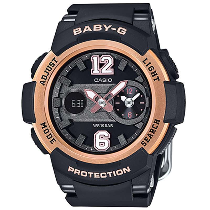 CASIO ORIGINAL CASIO BABY G BGA 210 1BDR JAM TANGAN WANITA JAM WANITA RUBBER BABYG BABY G CASIO BGA 210 1B BGA 210 1B 210 BGA210