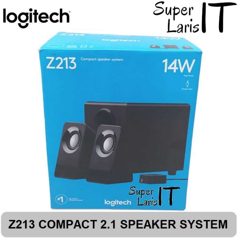 Logitech Z213 Compact 2.1 Speaker System with Control Pod