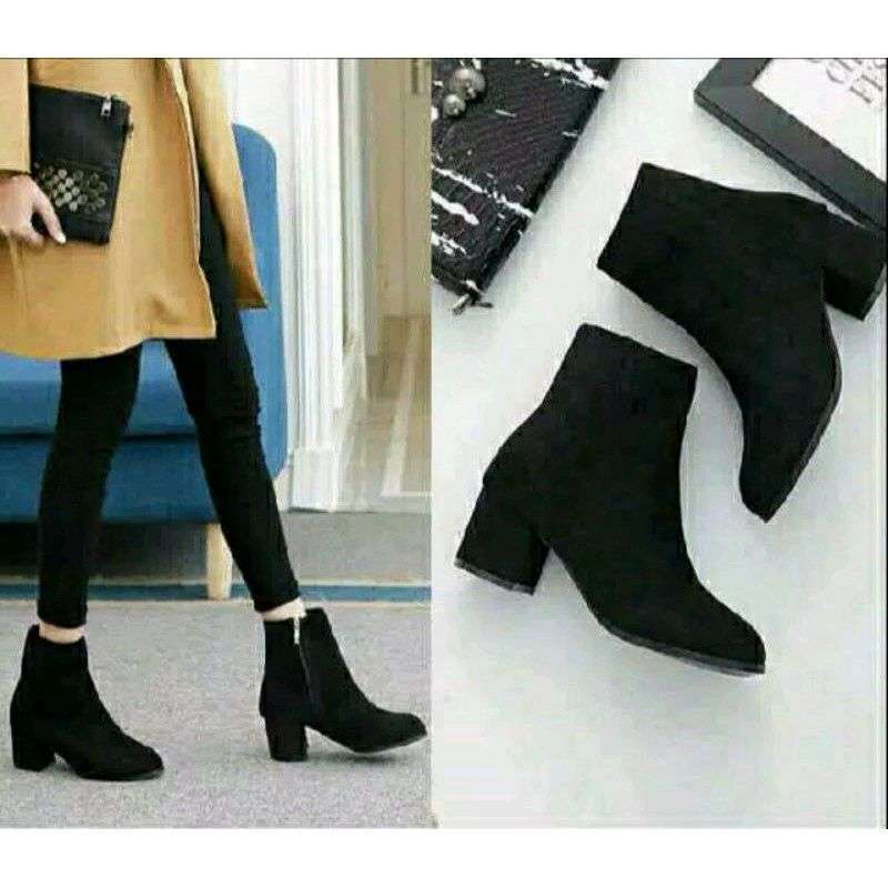 Boots heels deals korean style