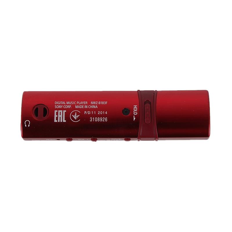 Jual Sony Nwz B183f Walkman Mp3 Player Include Earphone Red Original 4gb Online Desember 2020 Blibli