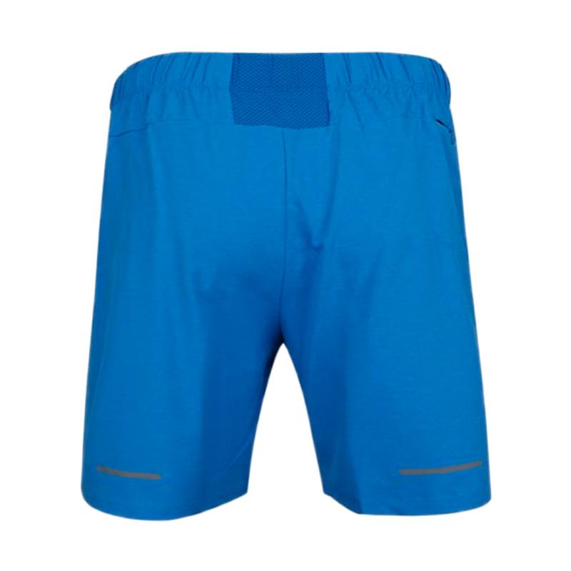 asic mens running shorts