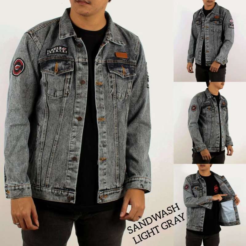 Jaket jeans best sale lokal