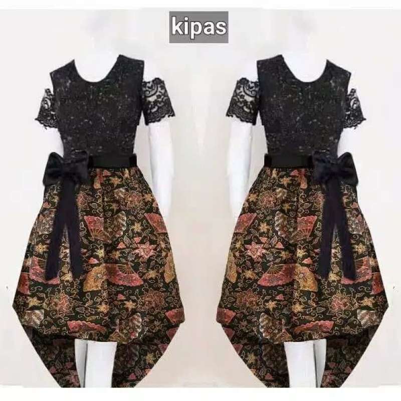 Jual FREE ONGKIR dress brokat midi minidres batik baju pesta