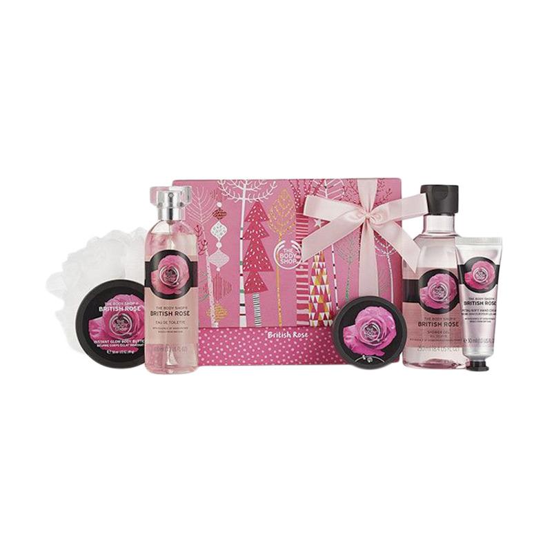 Jual The Body Shop Gift Medium British Rose Paket Perawatan Tubuh Online Februari 2021 Blibli