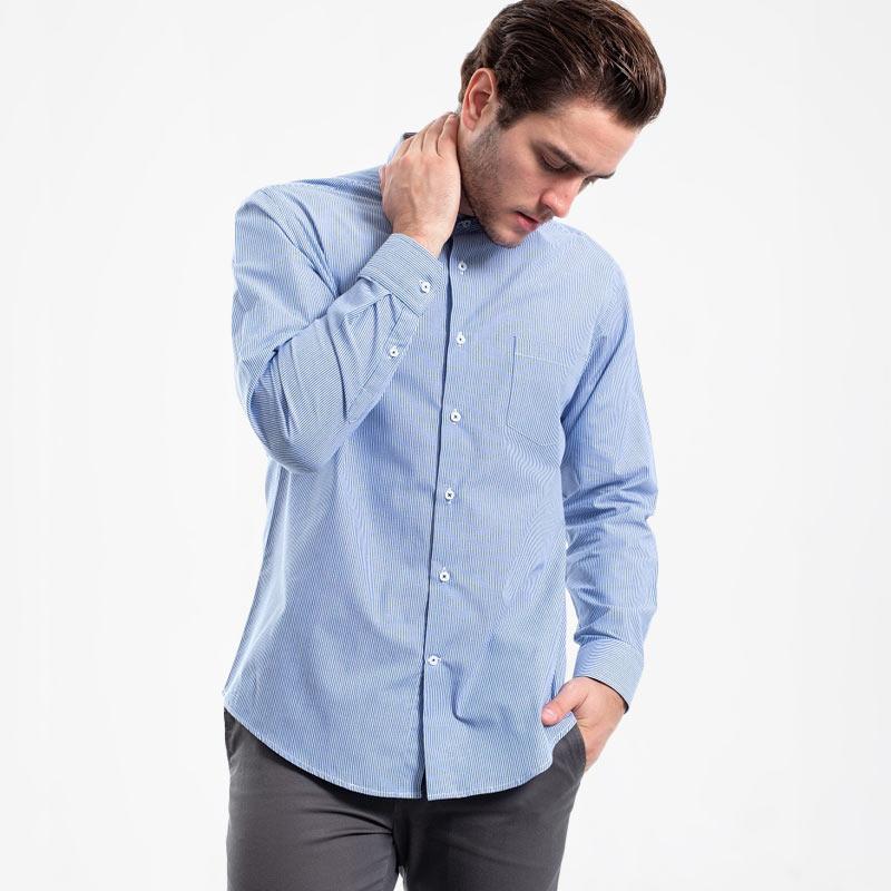 Hasil gambar untuk kemeja lengan panjang pria