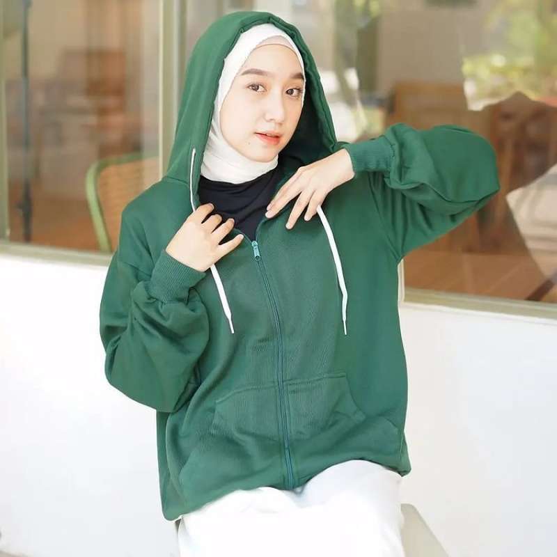 Merk Hoodie Wanita (Jaket hoodie full zhipp wanita dewasa dan anak