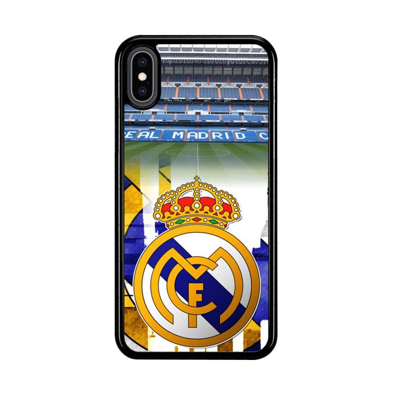 Jual Flazzstore Real Madrid Logo Wallpaper X3102 Premium Casing