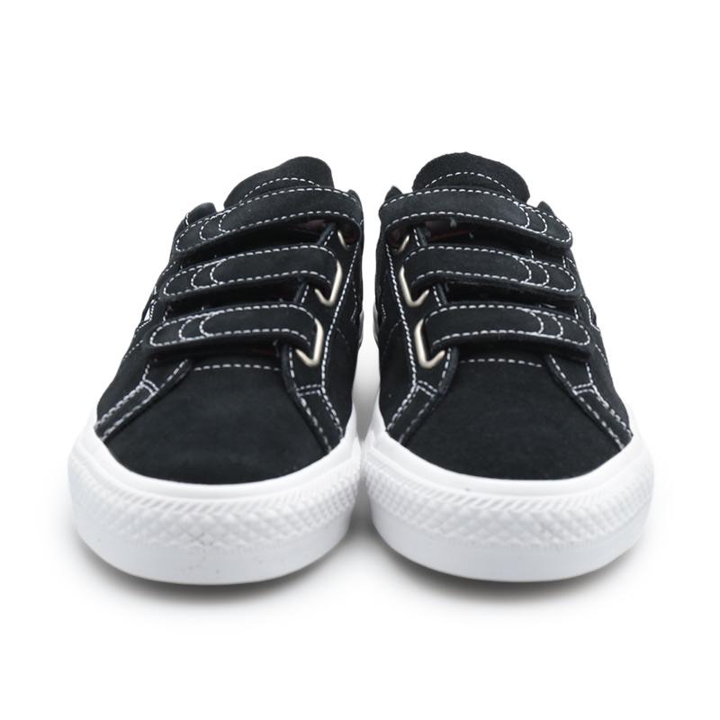 converse one star pro 3v ox black & white shoes